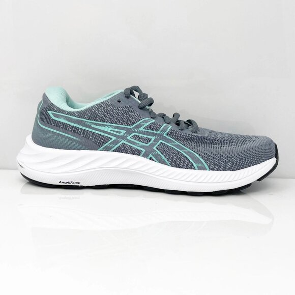 ASICS Women's Gray and Teal Gel Excite 9 running shoes size 8 brand new - Picture 1 of 5